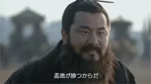 A man with a beard, dressed in historical Chinese robes, looking at the camera and smiling subtly.